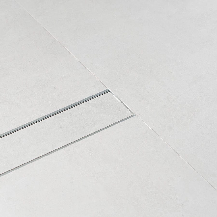 TileCloud TAPWARE Alumunium Floor Drain 1M Brushed Silver