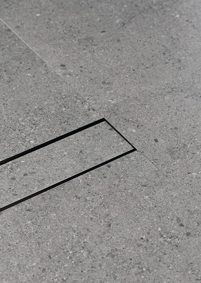 TileCloud TAPWARE Alumunium Floor Drain 1M Matte Black