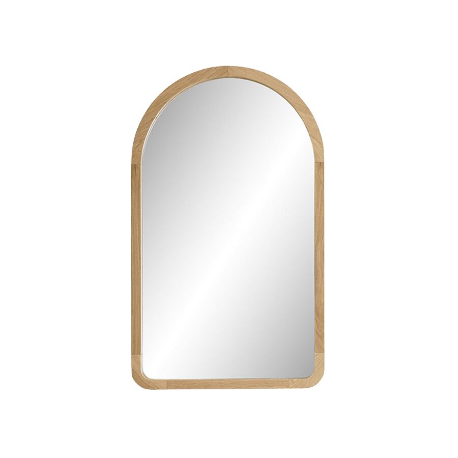 Loughlin VANITIES Alura Arch Mirror 600 American Oak Light