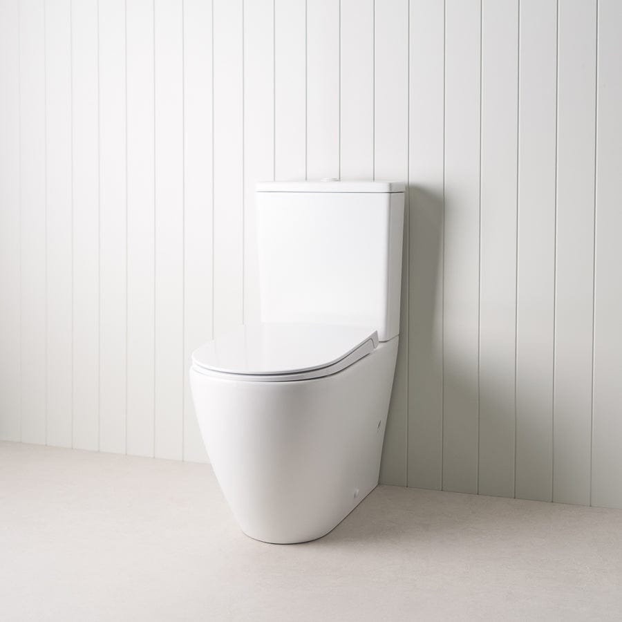 TileCloud TOILETS Curved Back-To-Wall Toilet Suite