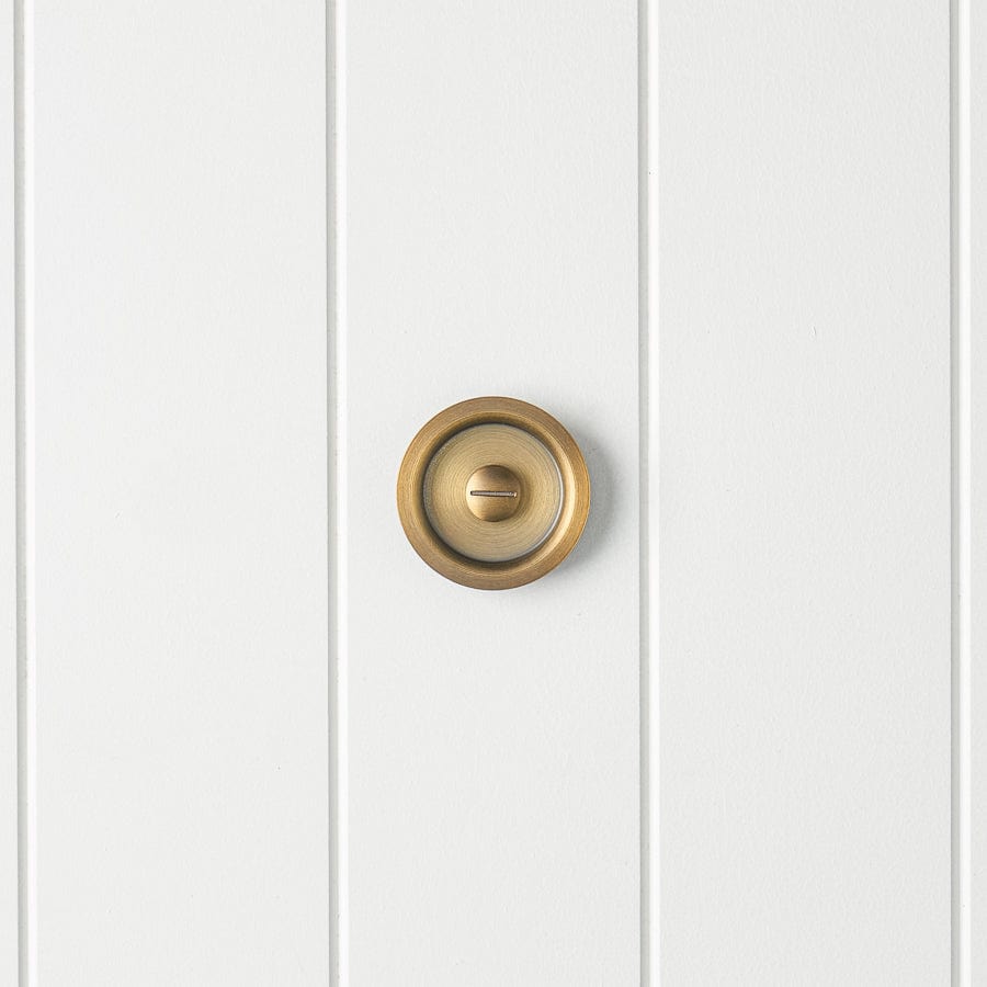 TileCloud TAPWARE Sliding Door Lock Antique Brass