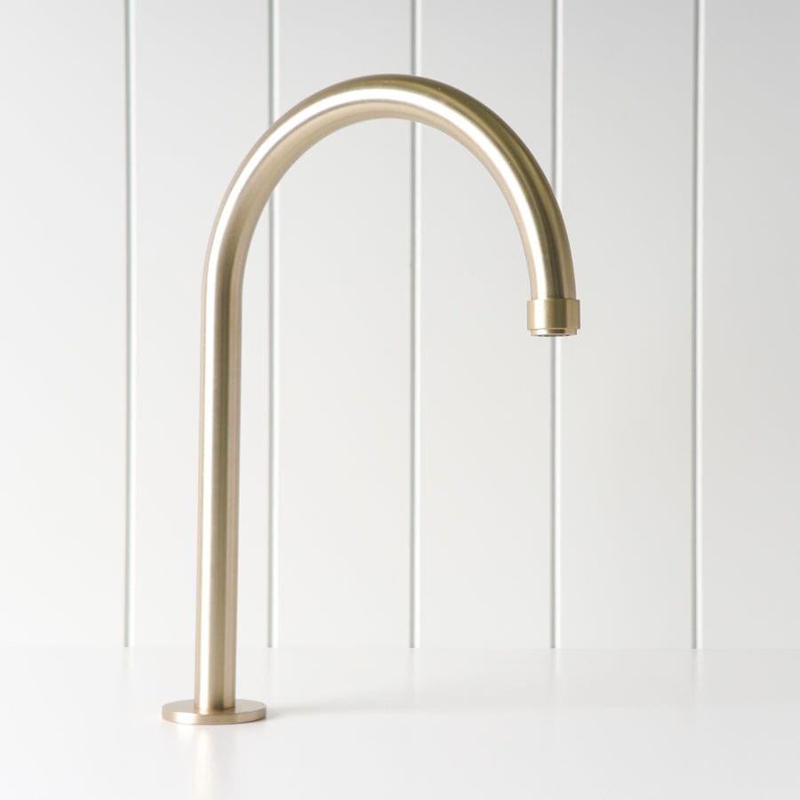 Yabby TAPWARE Melbourne Basin Spout Warm Brushed Nickel