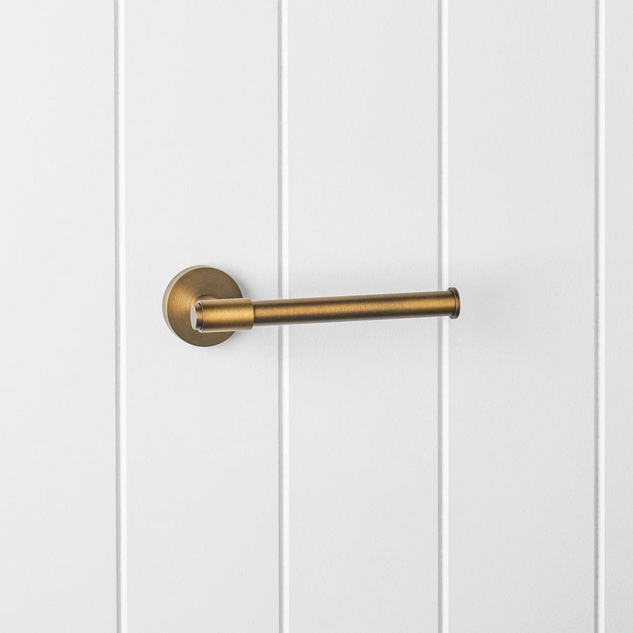 TileCloud TAPWARE Melbourne Toilet Roll Holder Antique Brass
