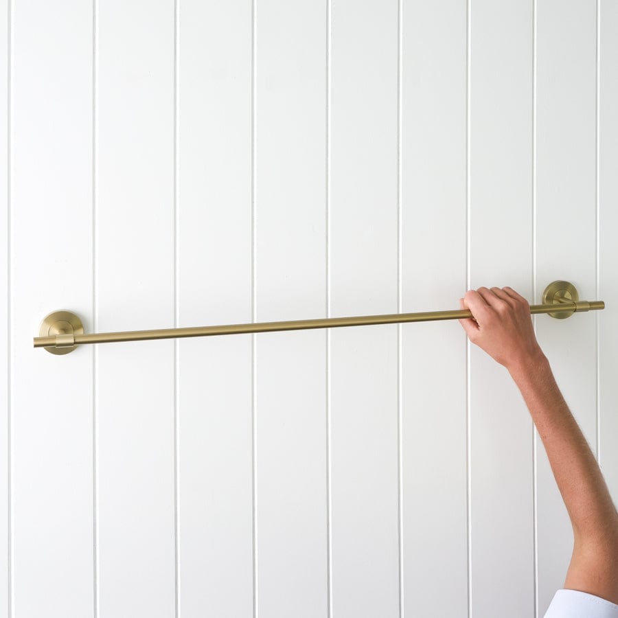 TileCloud TAPWARE Melbourne Towel Rail Warm Brushed Nickel