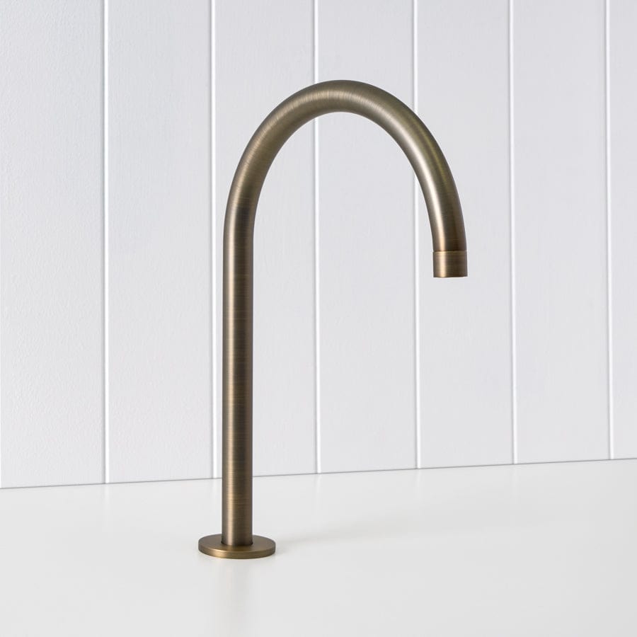 Yabby TAPWARE Sydney Basin Spout Antique Brass