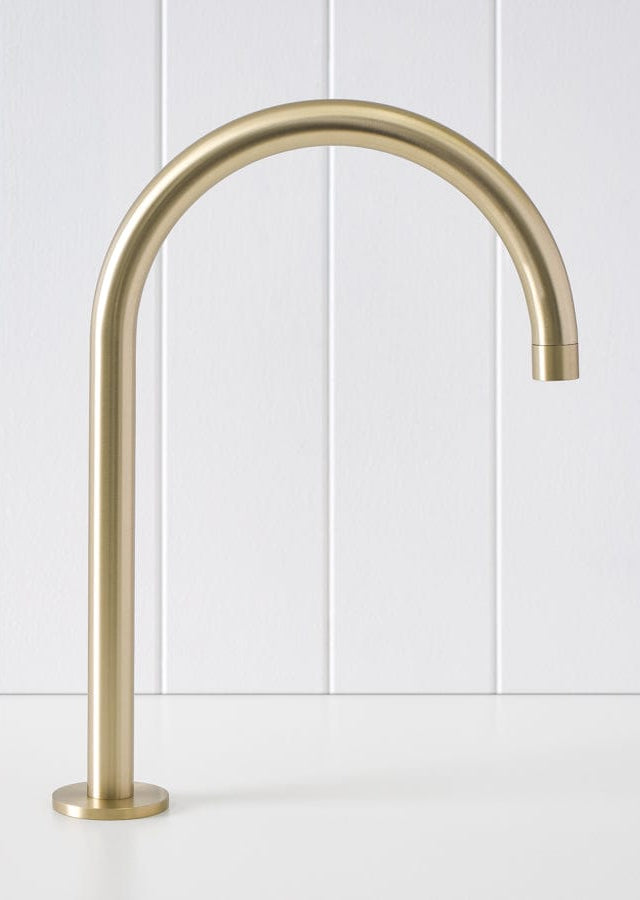 Yabby TAPWARE Sydney Basin Spout Warm Brushed Nickel