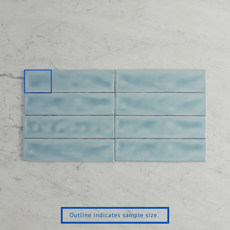 TileCloud TILE Newport Gloss Subway Ocean Blue Tile