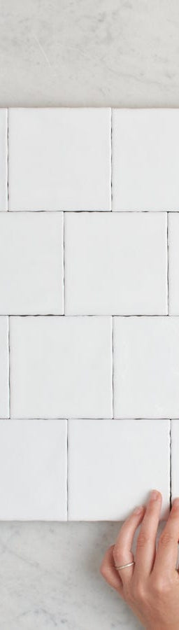 TileCloud TILE Newport Matte White Small Square Tile