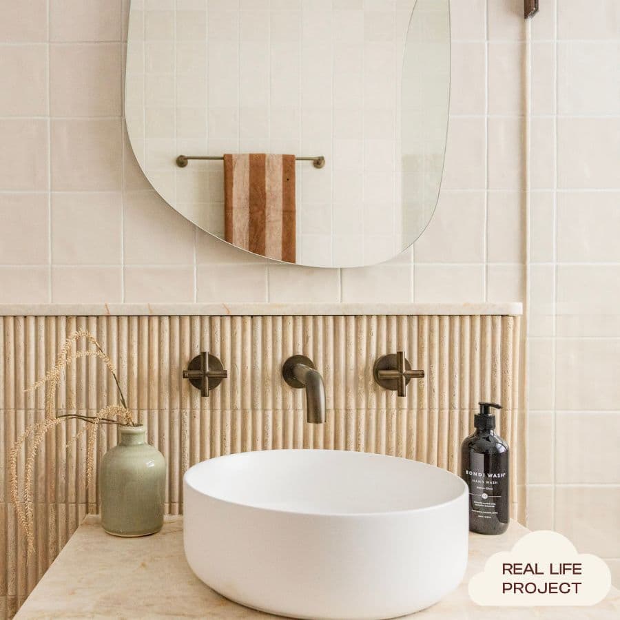 Sydney Wall Spout + Cross Taps Antique Brass