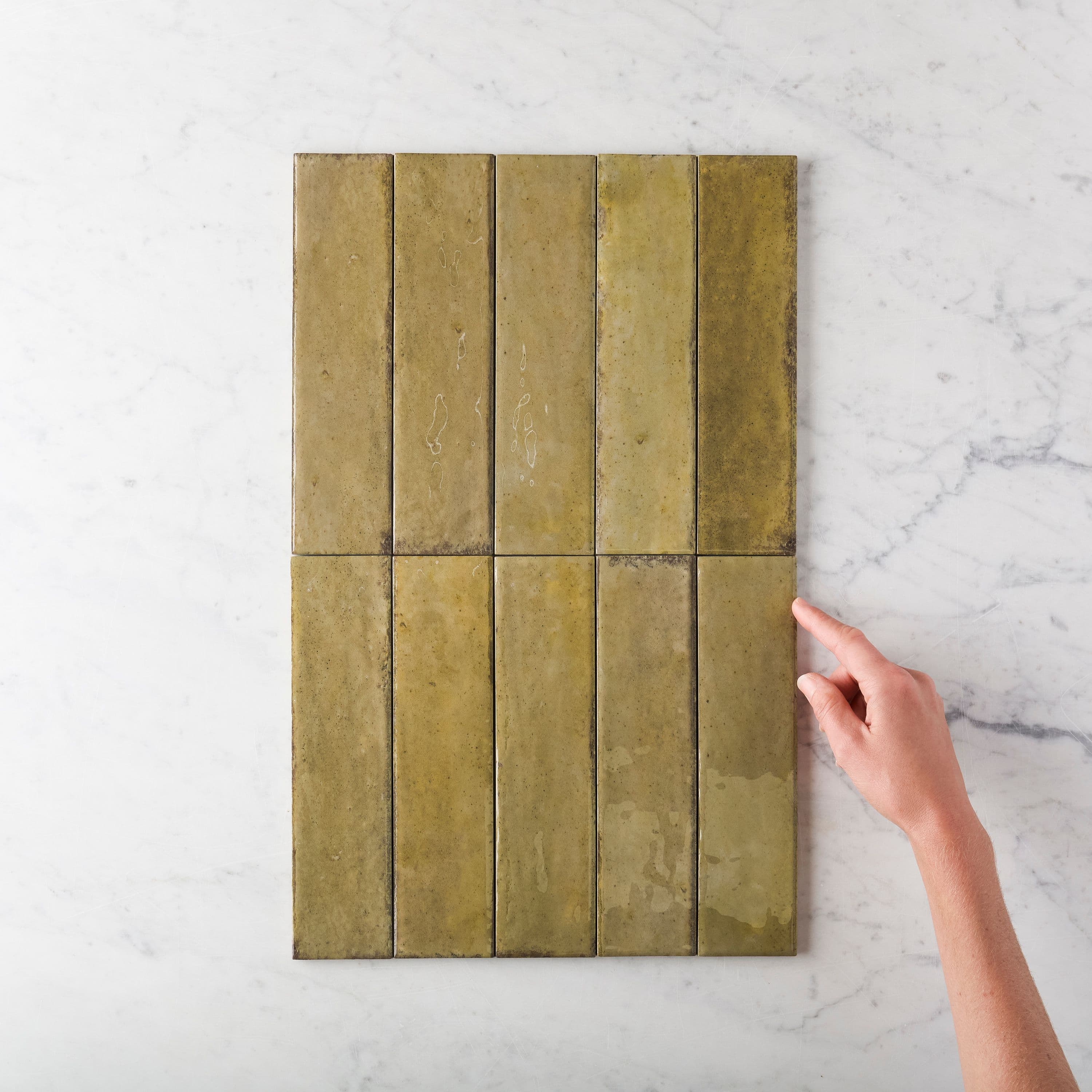 Richmond Gloss Subway Olive Tile