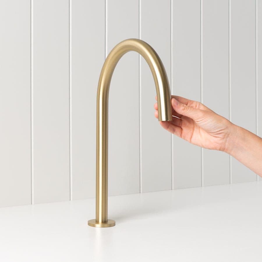 Sydney Basin Spout Brushed Brass