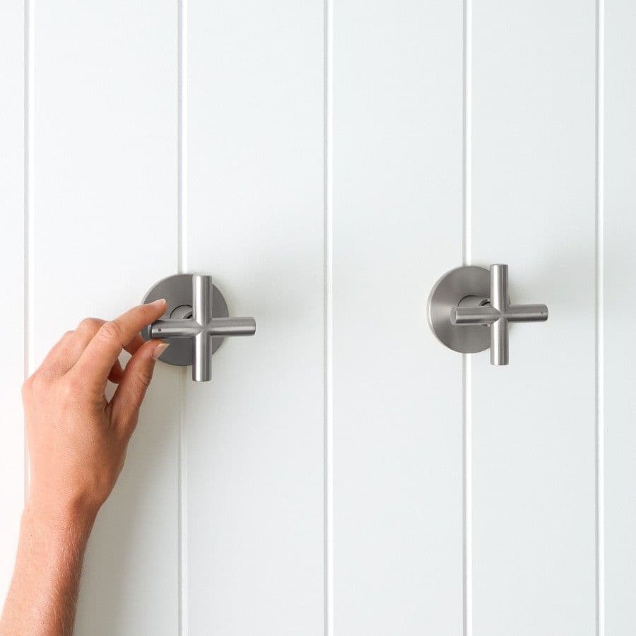 Cross Taps Stainless Steel