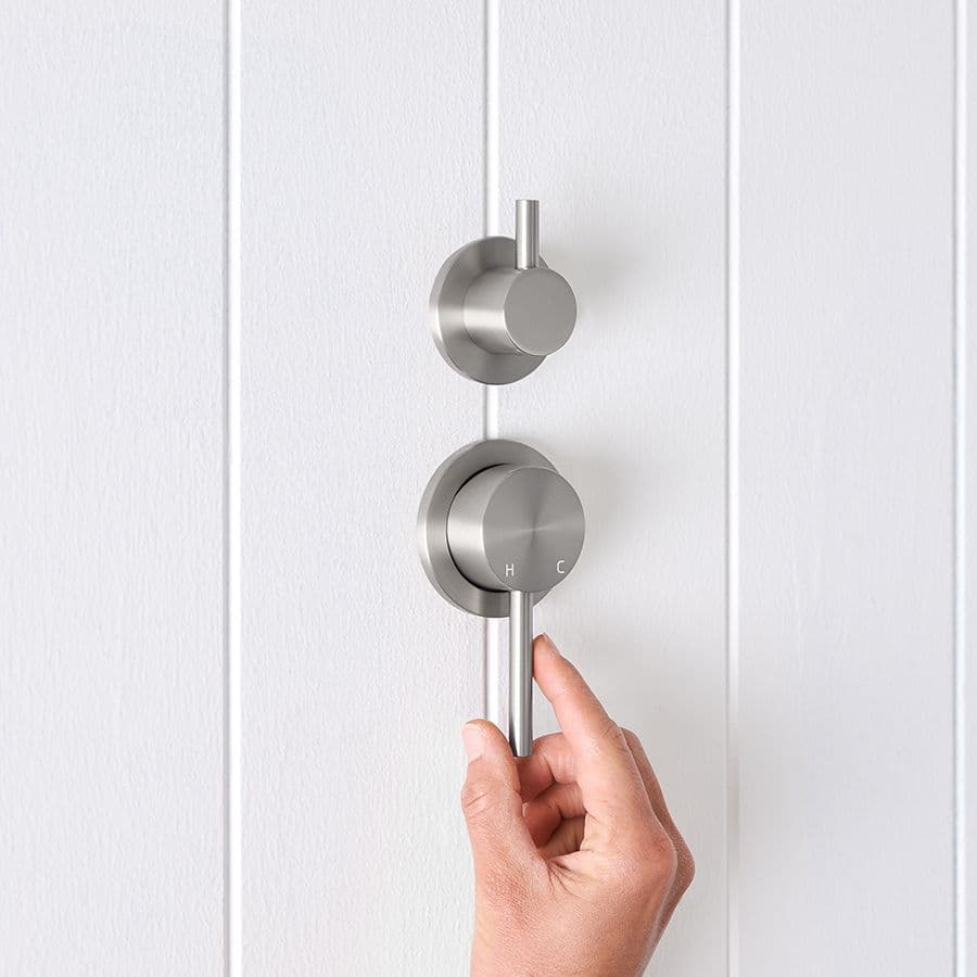 Sydney Shower Diverter and Mixer Stainless Steel