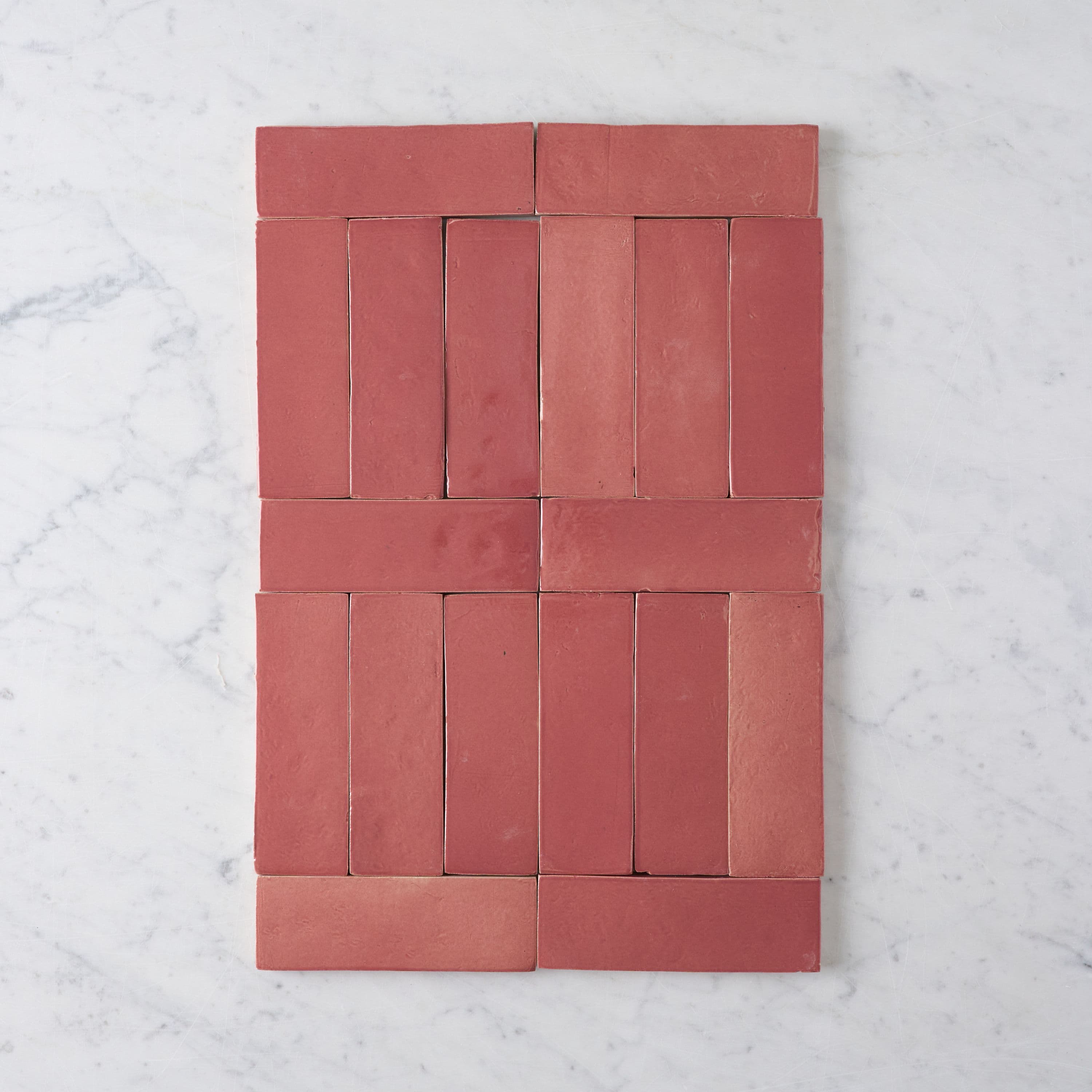 Noosa Gloss Zellige Pink Subway Tile