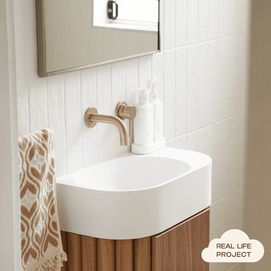 Sydney Short Wall Spout Warm Brushed Nickel