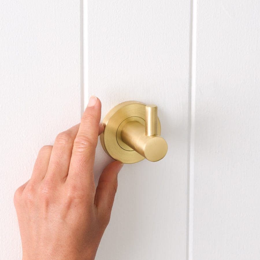 Sydney Robe Hook Brushed Brass