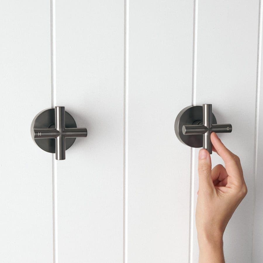 Cross Taps Gunmetal