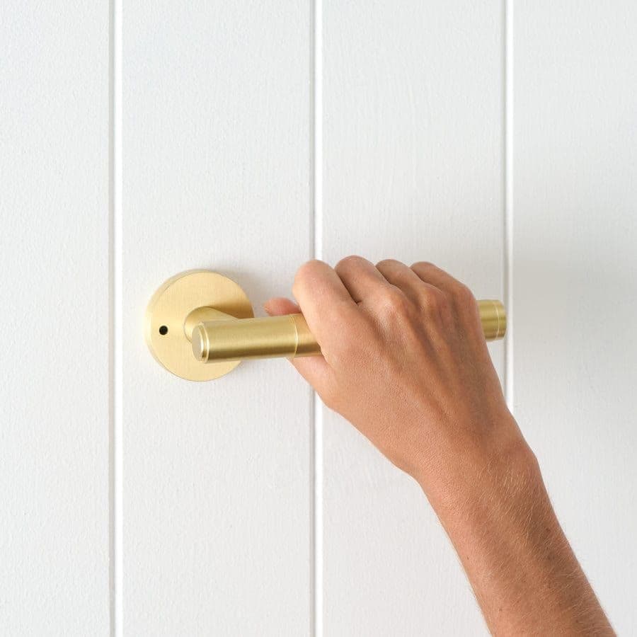 Melbourne Door Handle Brushed Brass