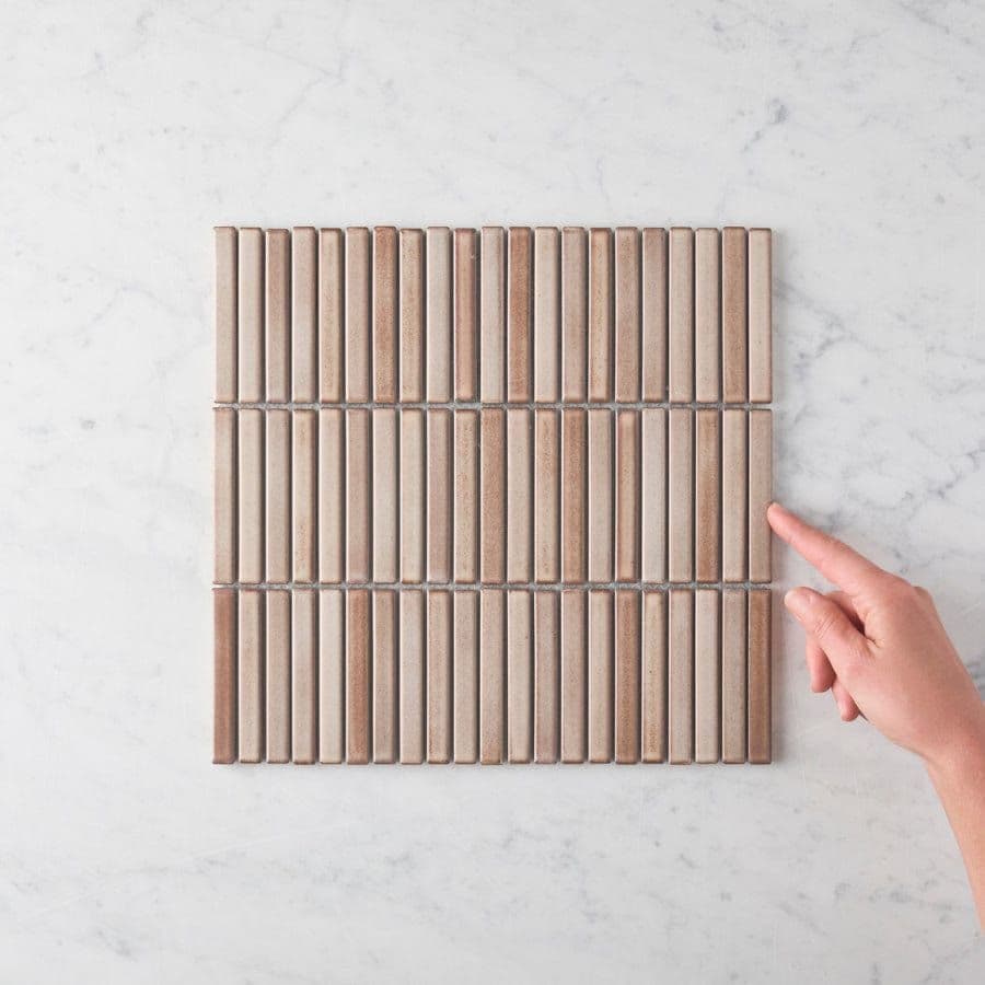 Coogee Antique Beige Matte Kit Kat Mosaic Tile