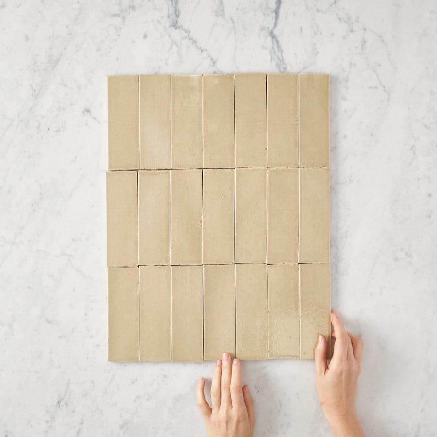 Noosa Gloss Zellige Beige Subway Tile