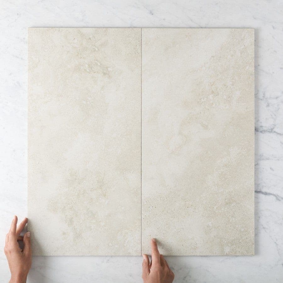 Byron Travertine Look Ivory Matte Tile