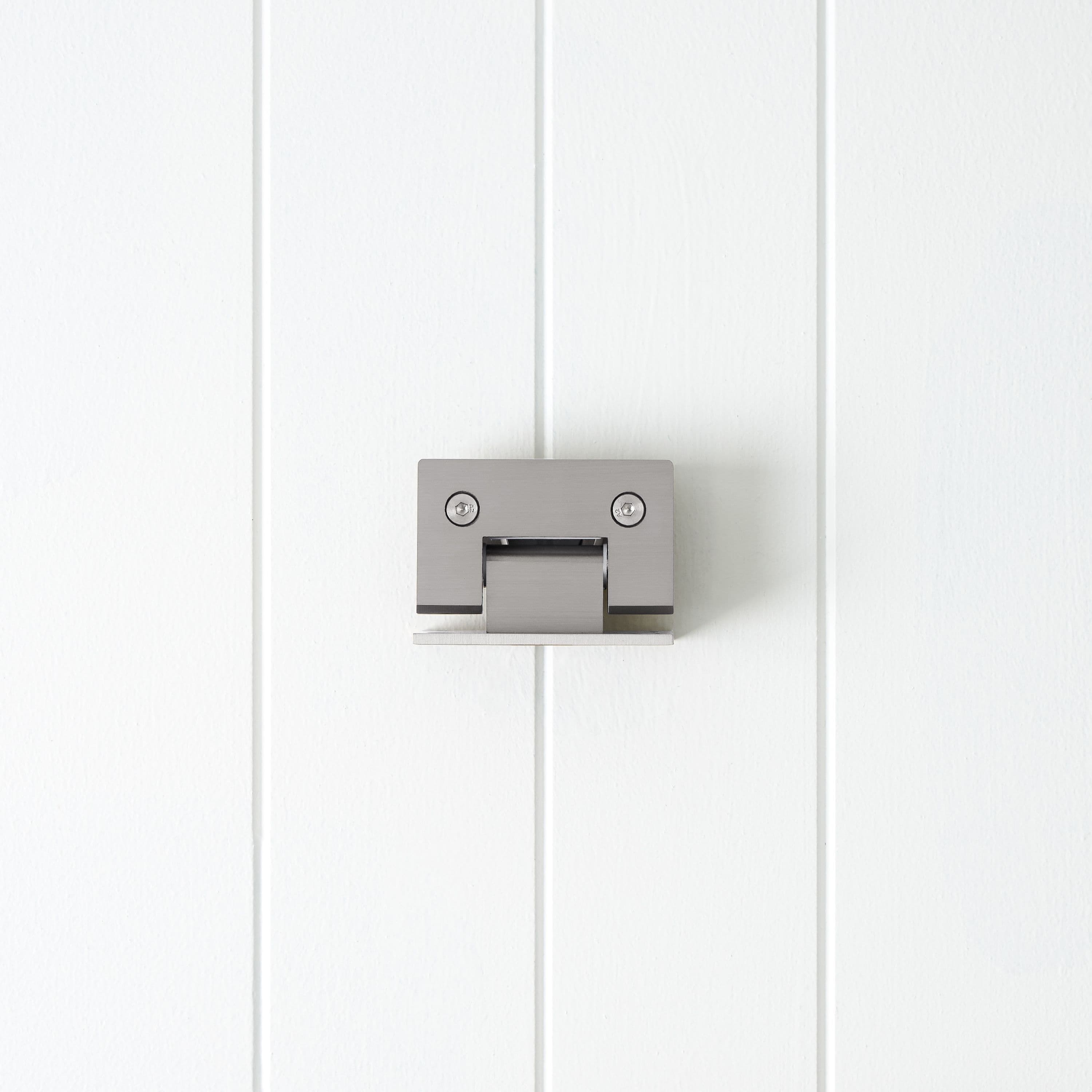 Shower Hinge Glass to Wall Stainless Steel