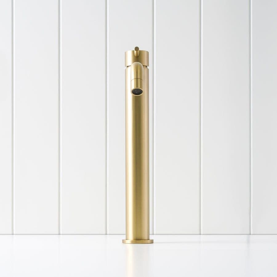 Sydney Tall Basin Mixer Brushed Brass