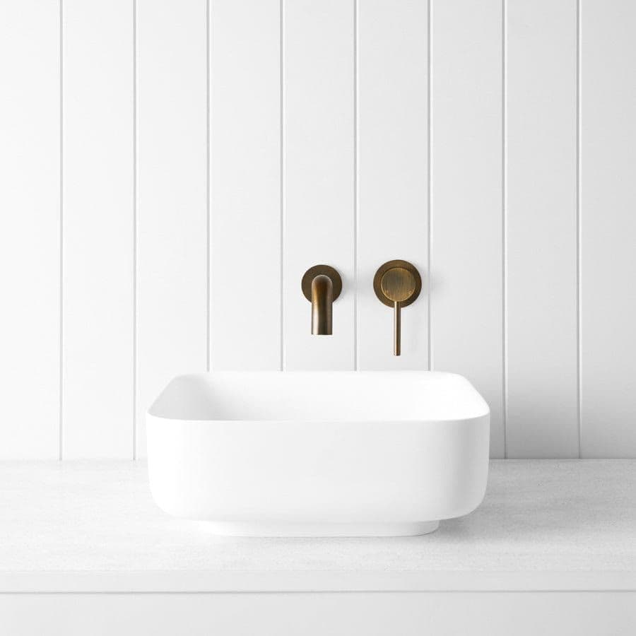 Above Counter Square Basin Matte White