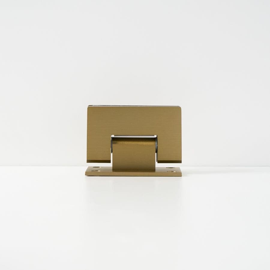 Shower Hinge Glass to Wall Brushed Brass