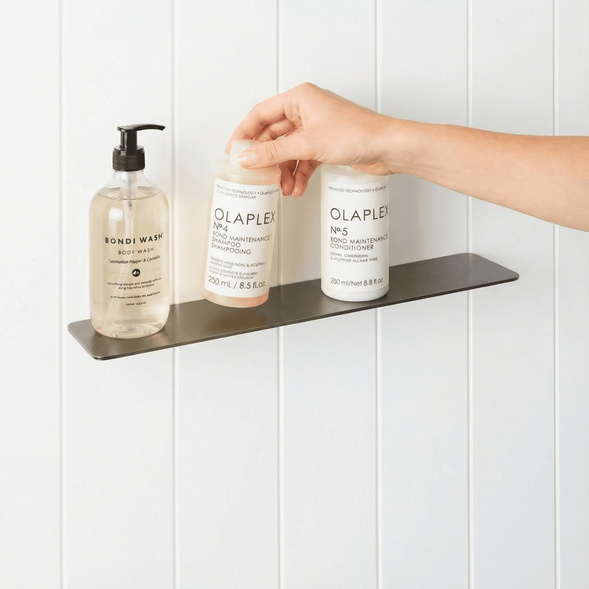 Shower Shelf Antique Brass