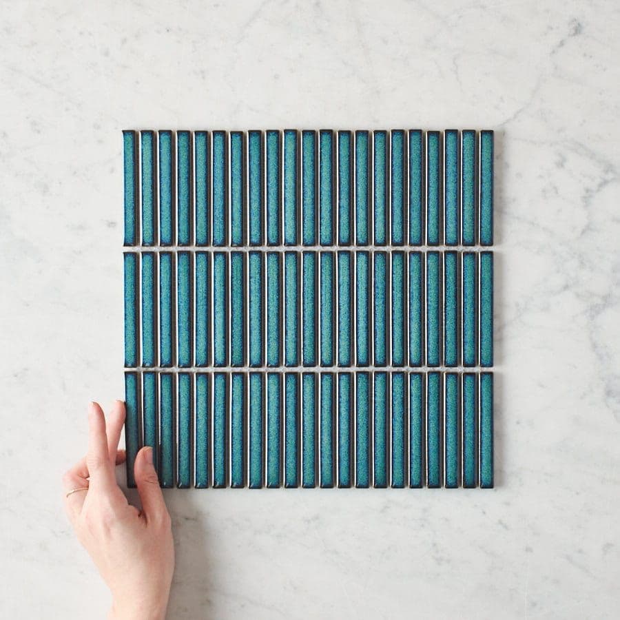 Coogee Antique Green Kit Kat Mosaic Tile