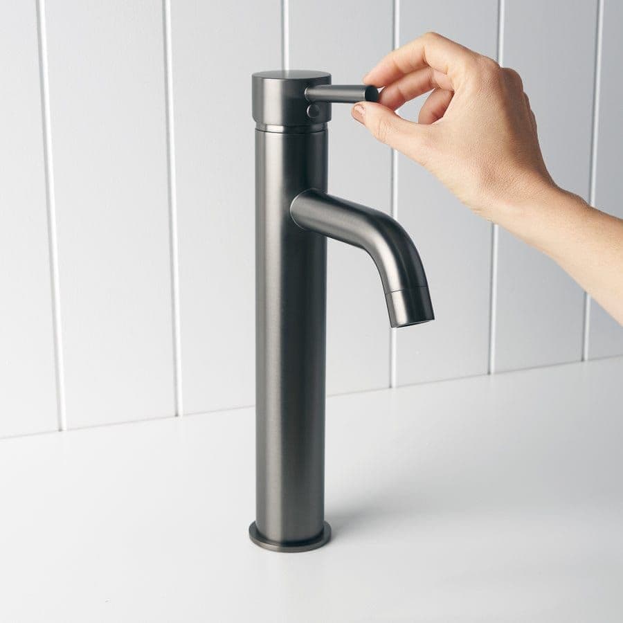 Tall Basin Mixer Gunmetal