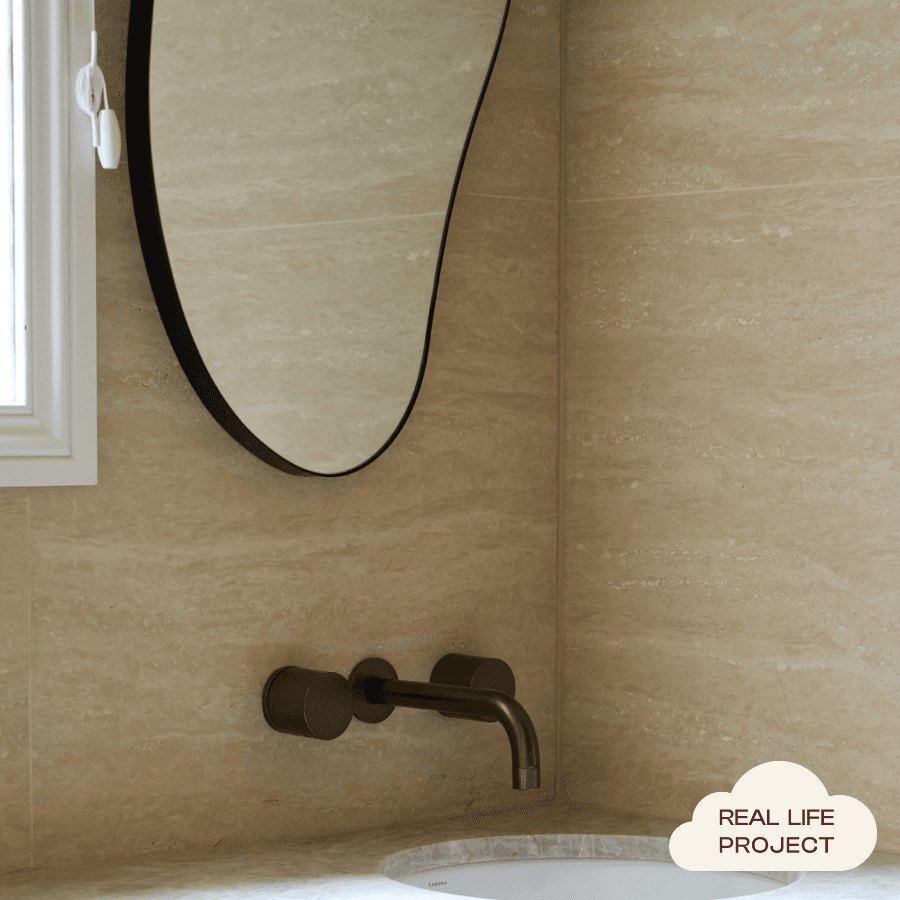 Kirribilli Travertine Look Sand Matte Tile