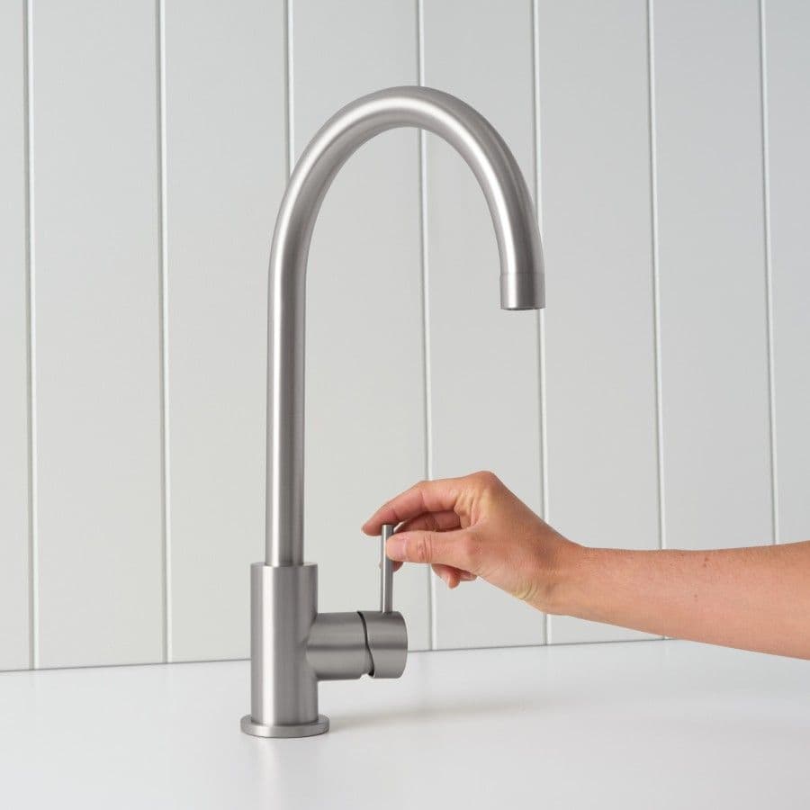 Sydney Round Kitchen Mixer Stainless Steel