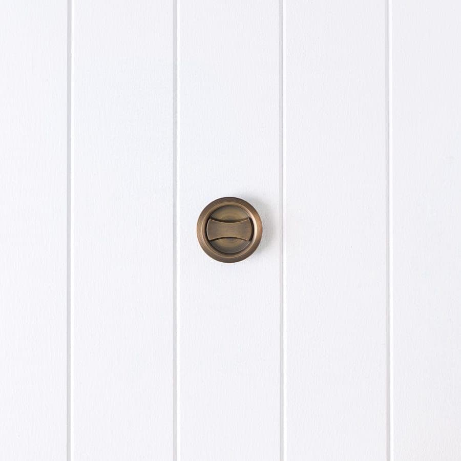 Sliding Door Lock Antique Brass