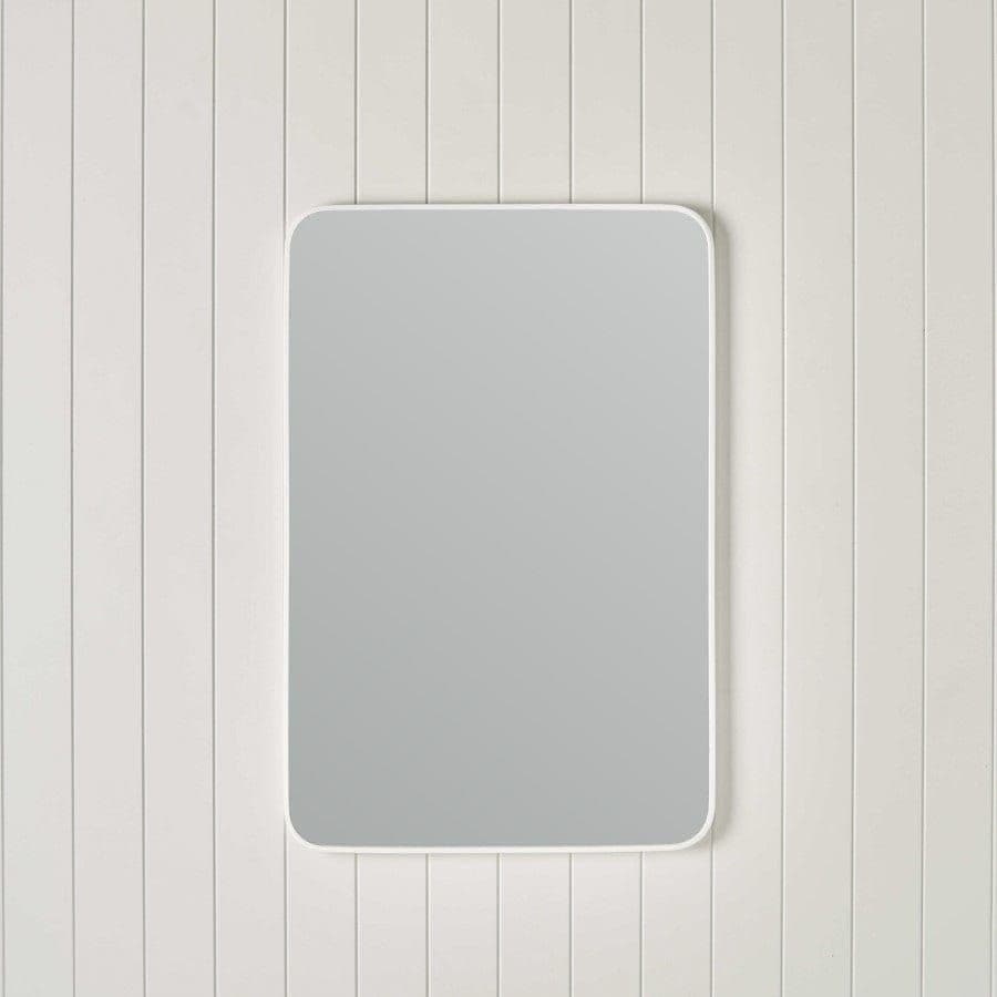 Rectangular Mirror Matte White