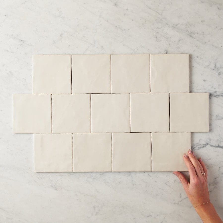 Newport Matte Bone Mixed Square Tile