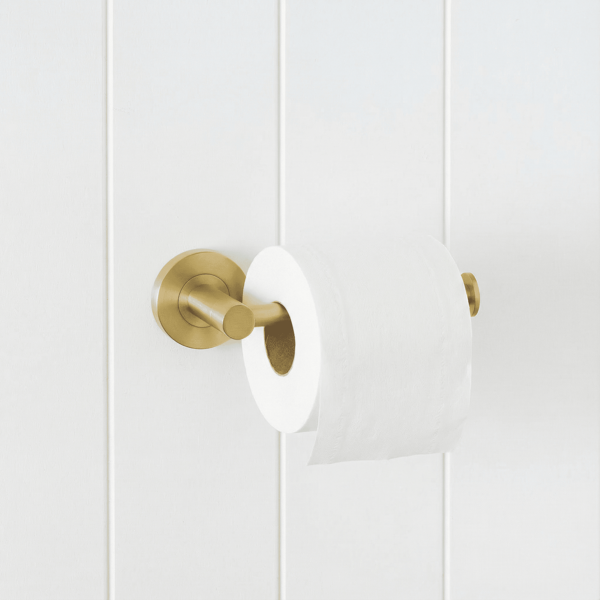 Sydney Toilet Roll Holder Brushed Brass