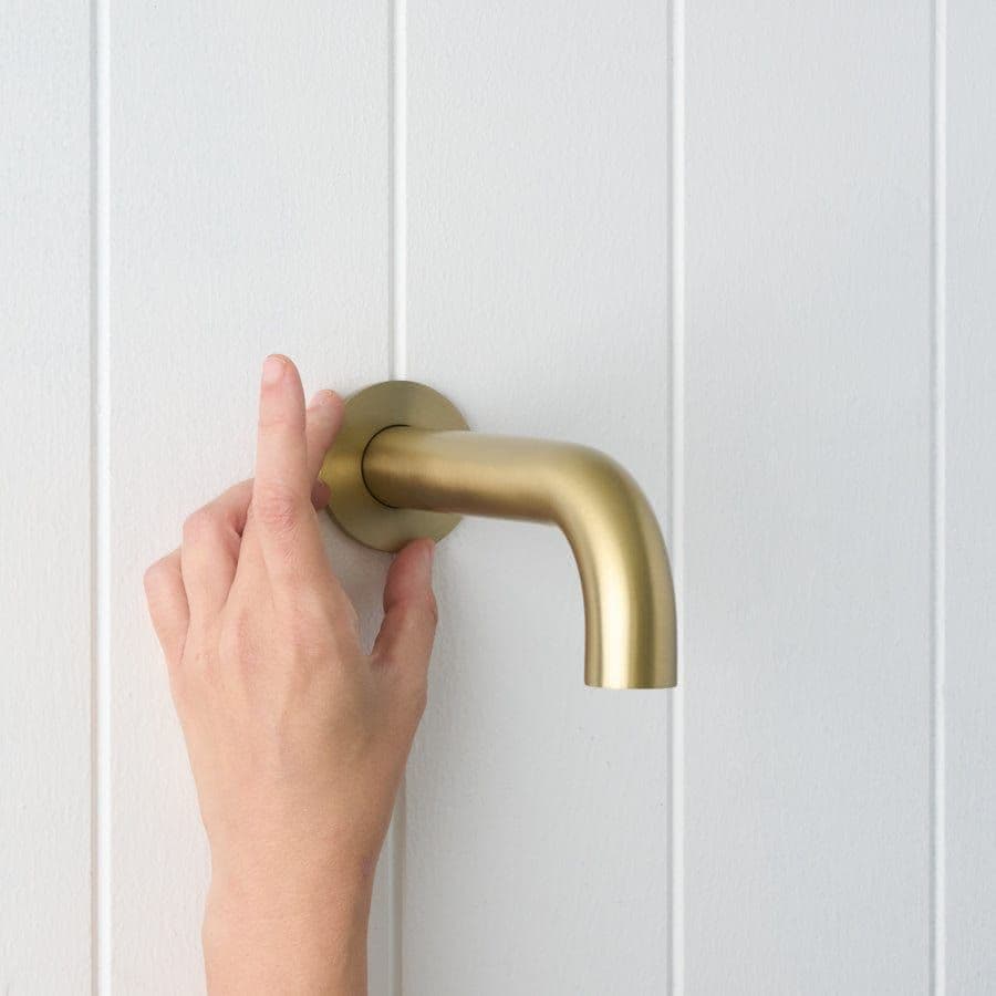 Sydney Wall Spout Brushed Brass