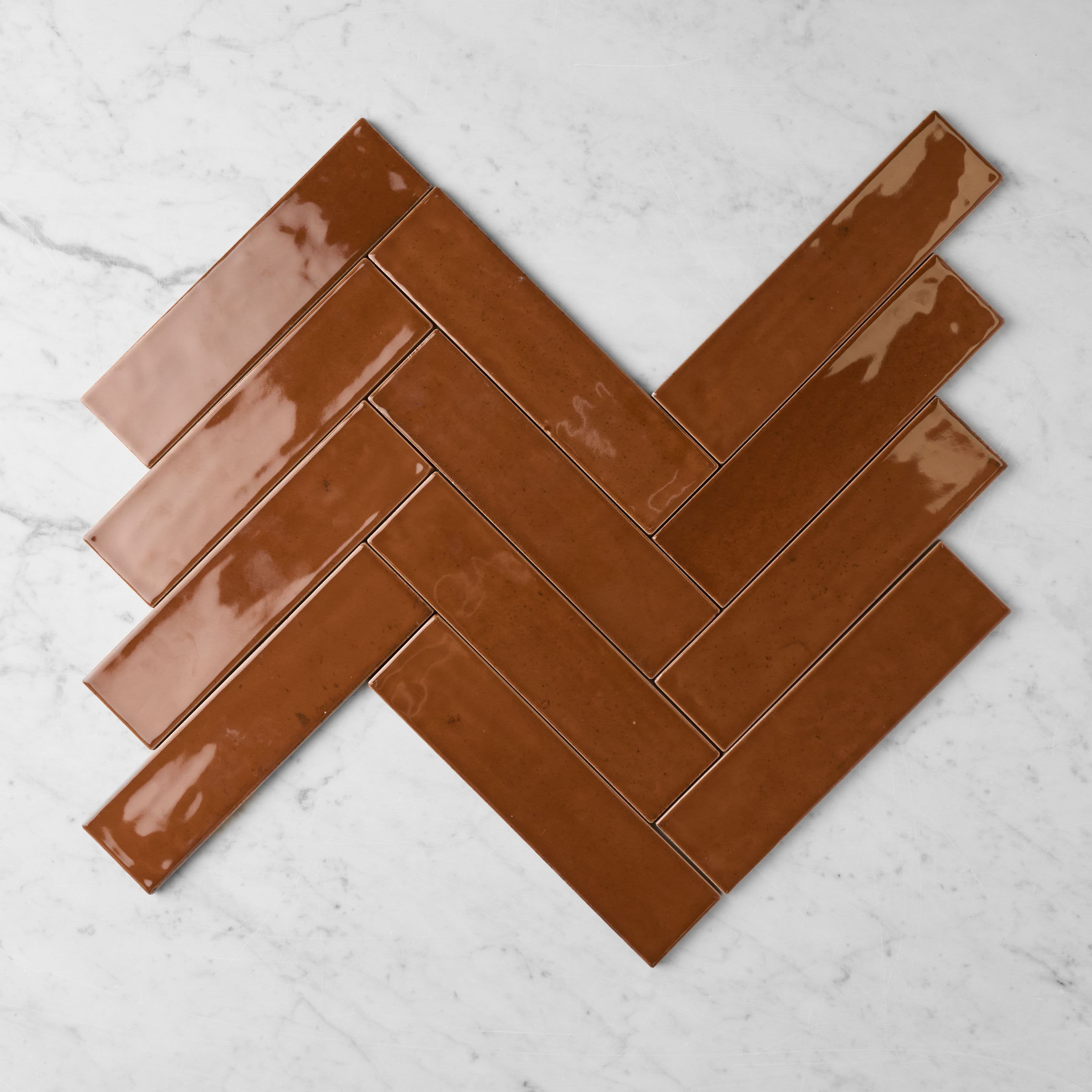 Armadale Gloss Subway Amber Tile