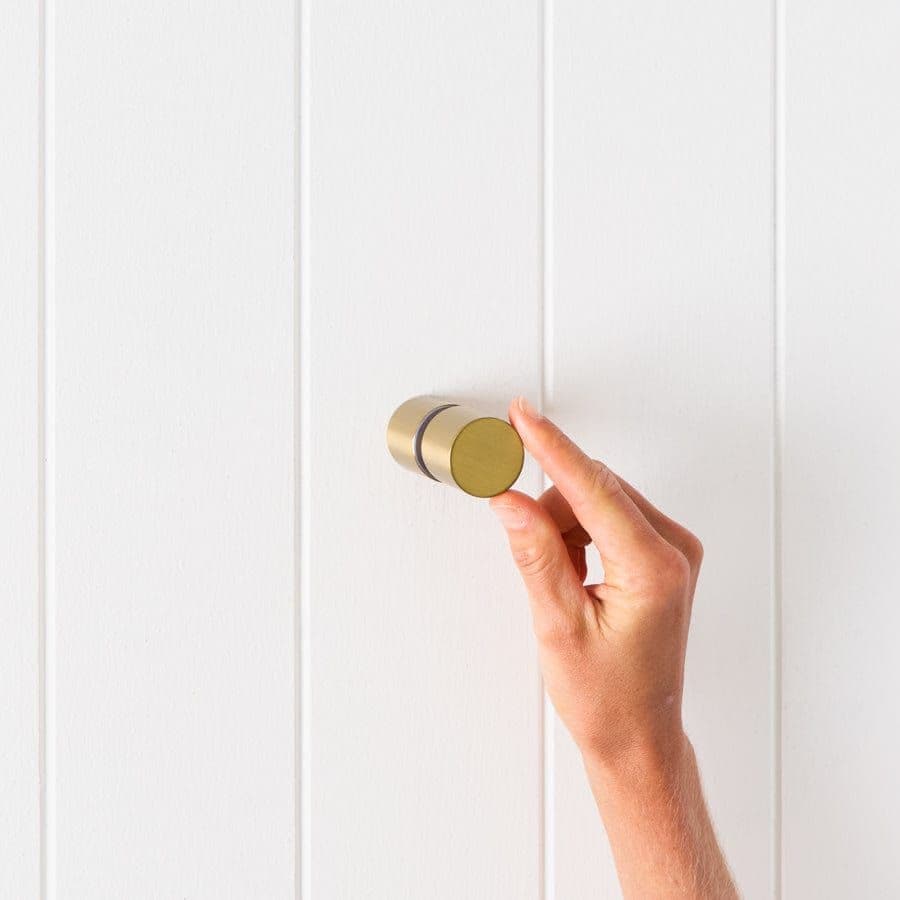 Shower Door Handle Brushed Brass