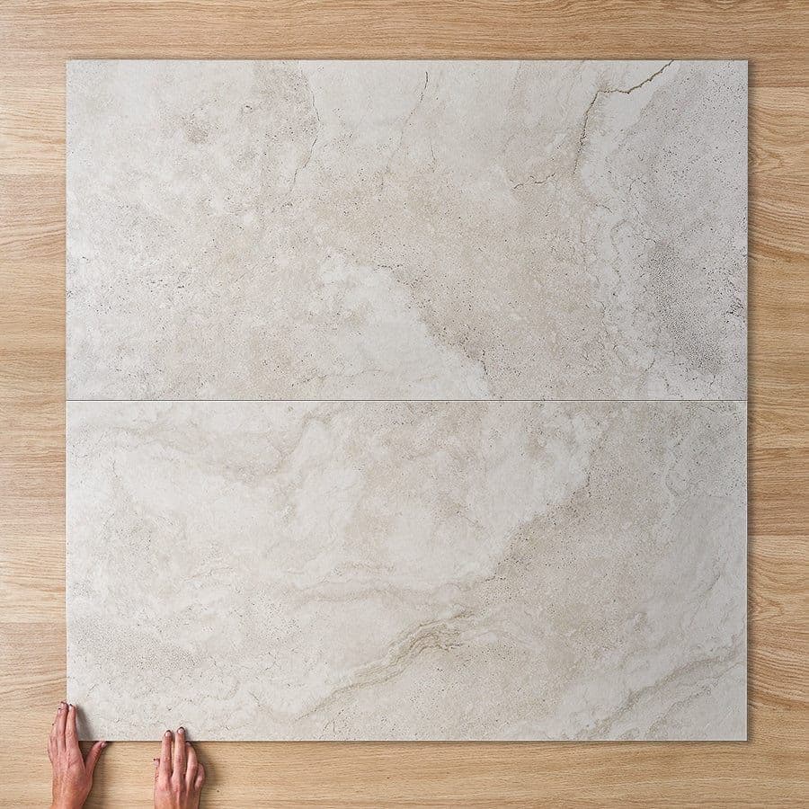 Byron Travertine Look Ivory Matte