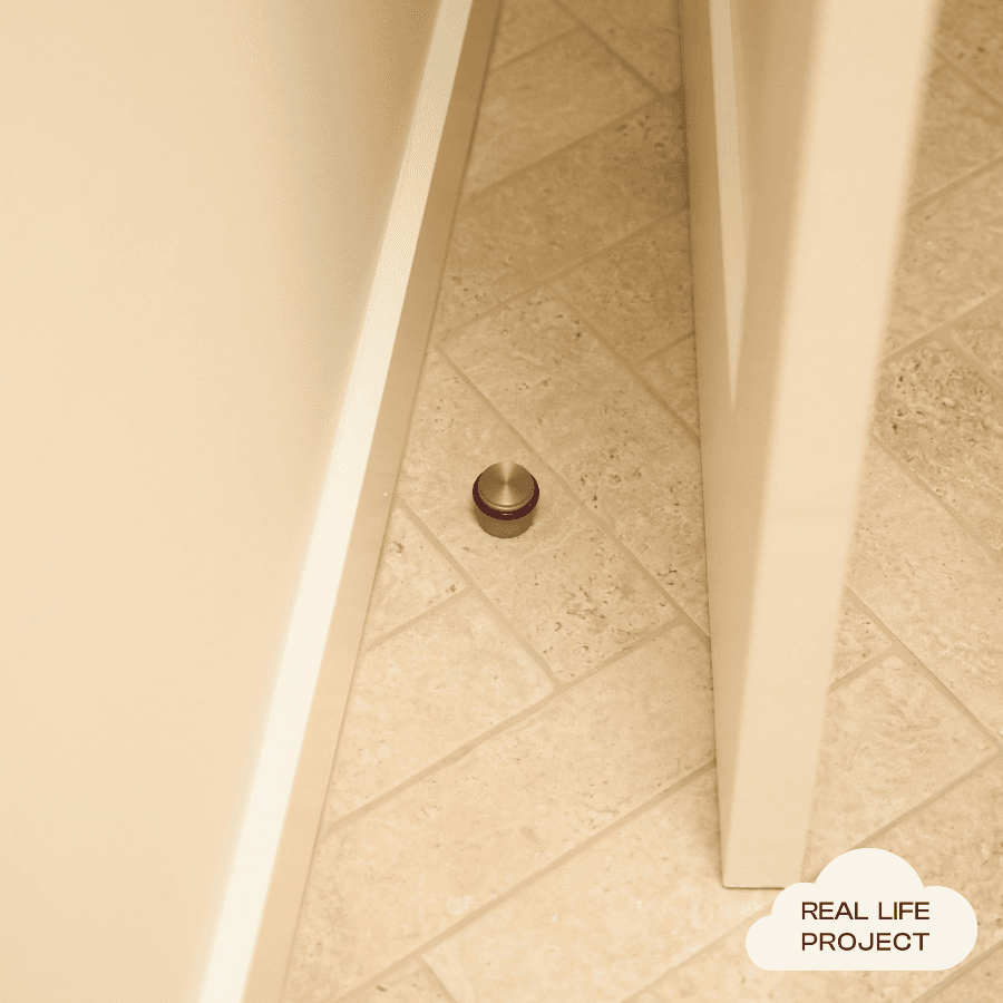 Door Stopper Warm Brushed Nickel