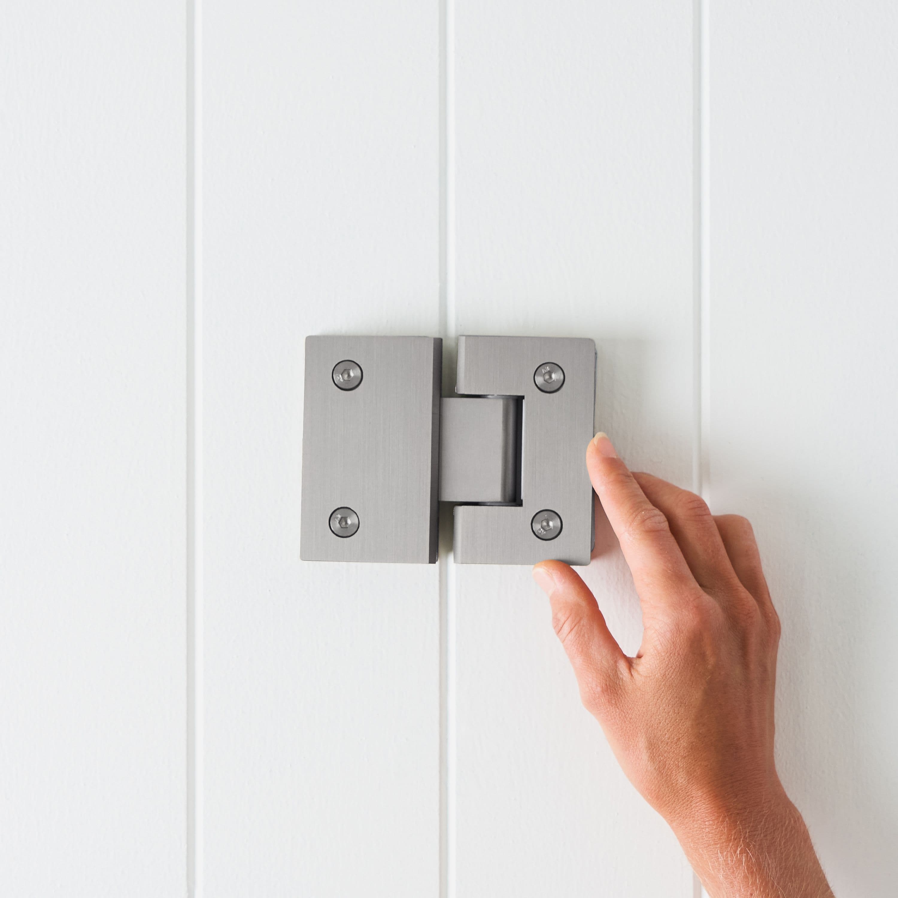 Shower Hinge Glass to Glass Stainless Steel