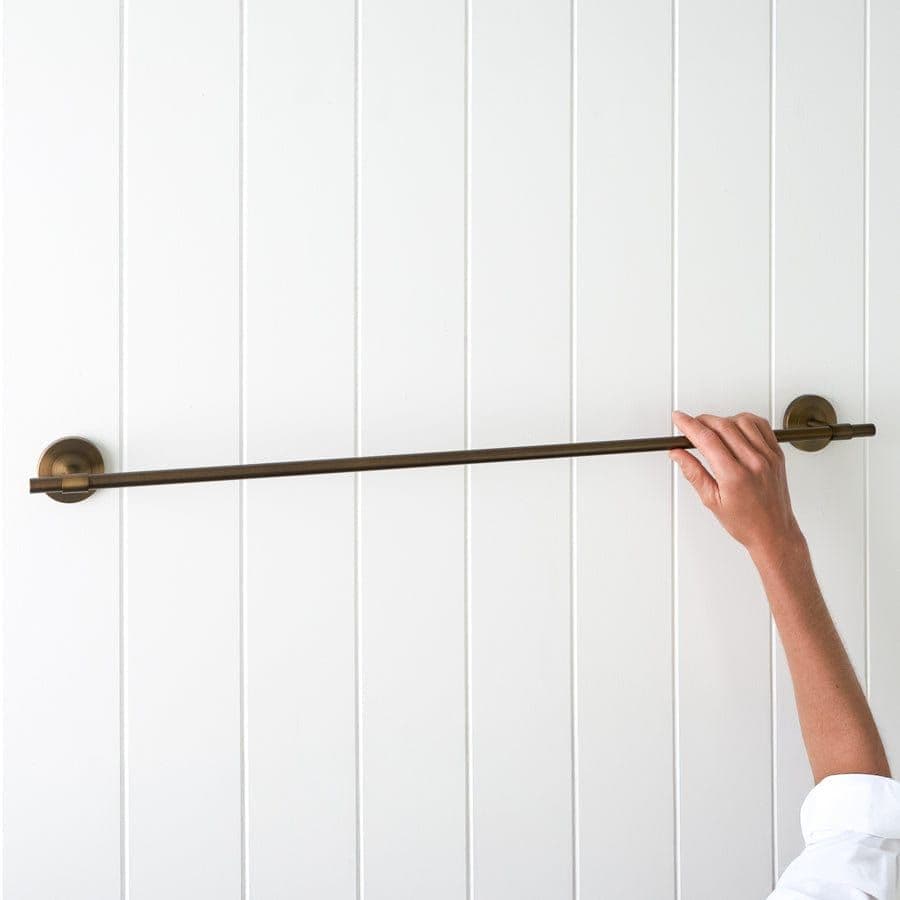 Melbourne Towel Rail 750mm Antique Brass