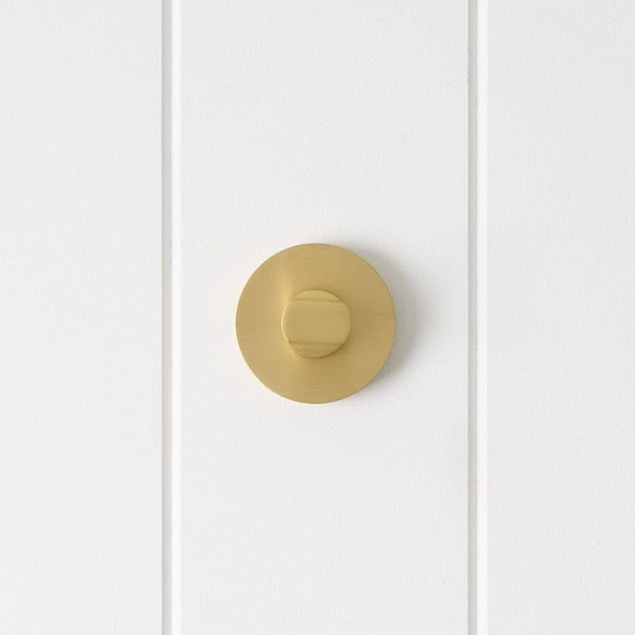 Door Lock Brushed Brass