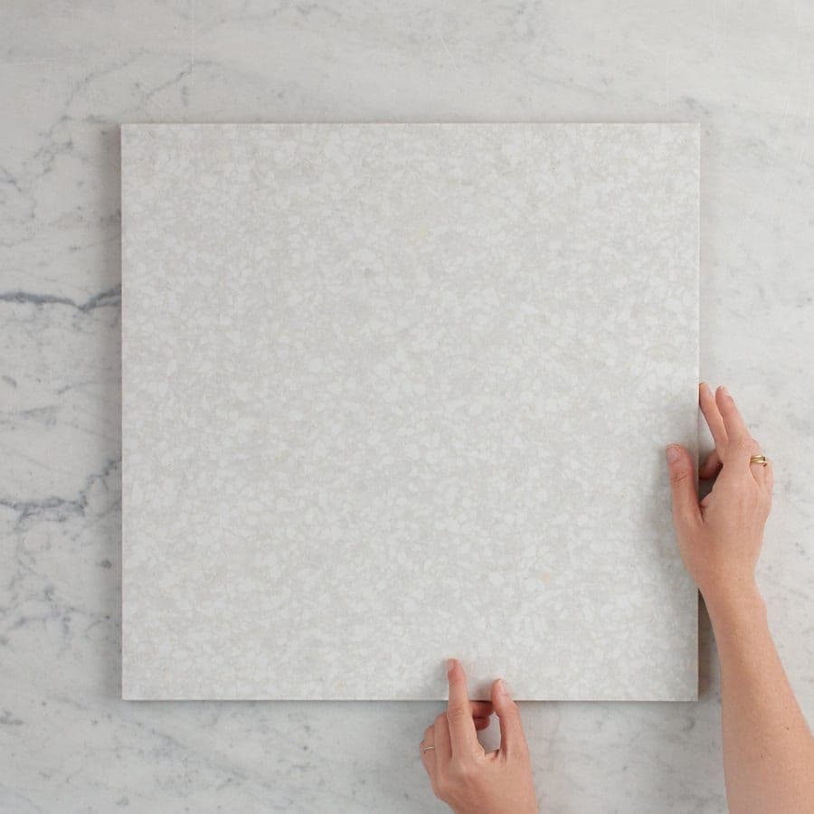 Paddington White Terrazzo Look Tile