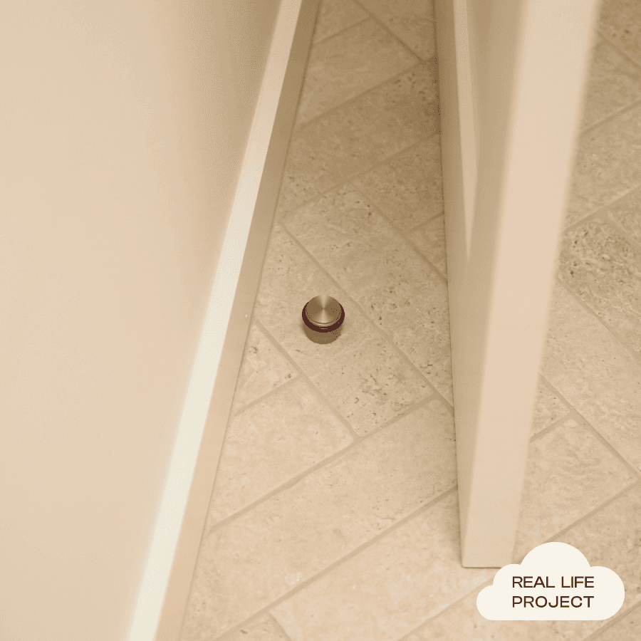 Door Stopper Warm Brushed Nickel
