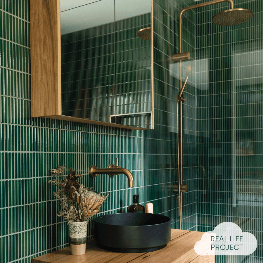 Coogee Antique Forest Green Kit Kat Mosaic Tile