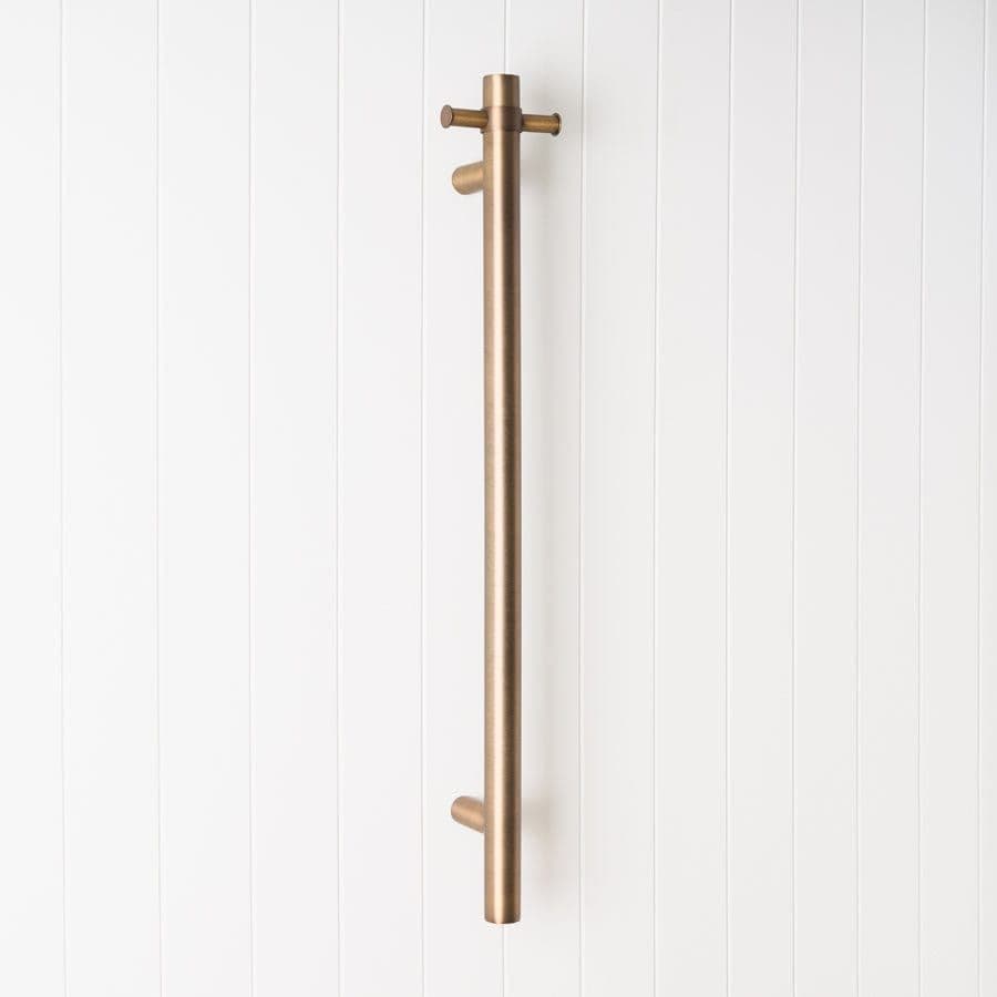 Heated Towel Rail Antique Brass